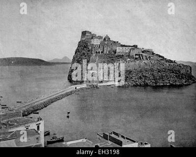 Eines der ersten Halbtöne, auf der Insel Ischia, Italien, 1880 Stockfoto