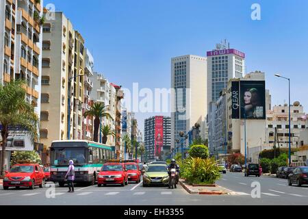 Marokko, Casablanca, das Twin-Center oder Twin Towers von Casablanca in den Stadtteil Maarif Stockfoto