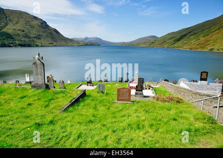 Leenaun, auch Leenane, ist ein Dorf im County Galway, Irland. Stockfoto