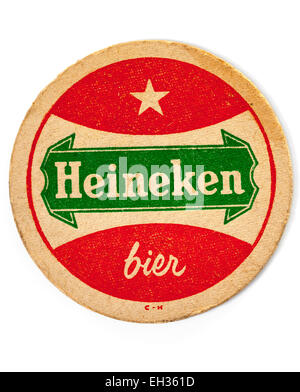 Vintage simGangster Werbung Heineken Bier Stockfoto