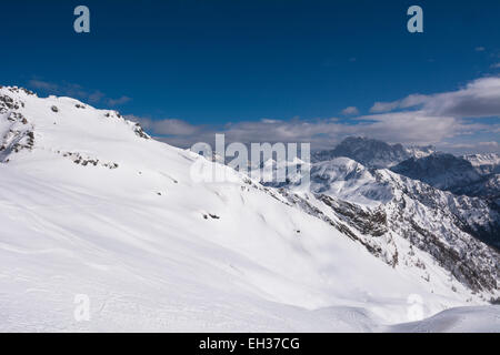 Passo Fedaia, Marmolada, Alto Agordino, Belluno Bezirk, Veneto, Italien Stockfoto