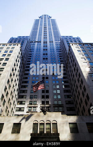 Blickte zu Chrysler Building, Midtown Manhattan, New York City, New York, USA Stockfoto