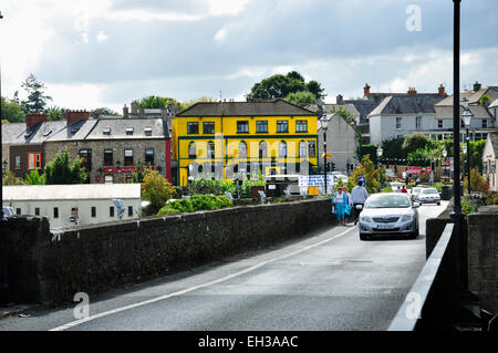 Ballina ist eine Stadt in North County Mayo, Irland. Stockfoto