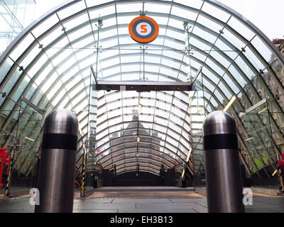 U-Bahnstation St. Enoch Glasgow Stockfoto