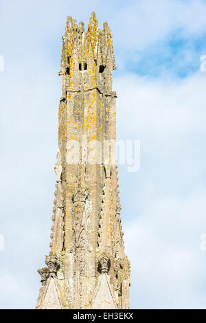 Bei Geddington in Northamptonshire, England das am besten erhaltene Denkmal überqueren von Eleanor der Olivenölseife Ehefrau von Edward i. von England Stockfoto