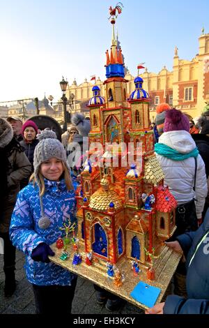 Traditionelle Weihnacht Krippe Festival, Krakau, Polen, Europa Stockfoto