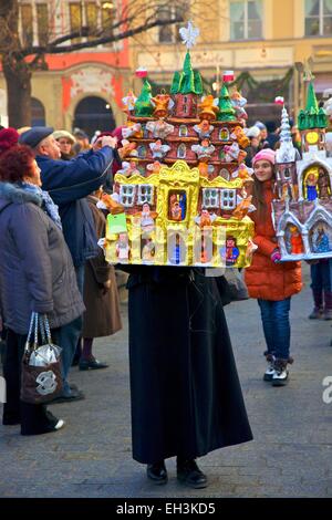 Traditionelle Weihnacht Krippe Festival, Krakau, Polen, Europa Stockfoto