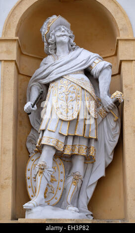 Mars, dem römischen Gott des Krieges, Arsenal (Zeughaus) Altstadt Weltkulturerbe von der UNESCO in Graz, Steiermark, Österreich Stockfoto