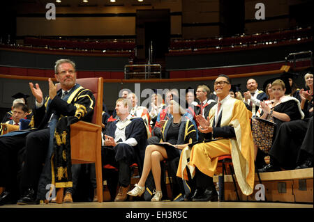 GOK Wan ist Ehrendoktor von Birmingham City University Featuring: Gok Wan wo: Birmingham, Vereinigtes Königreich bei: 01 Sep 2014 Stockfoto