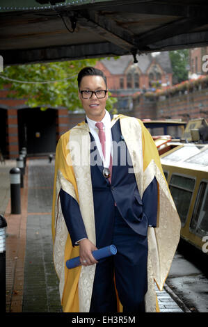 GOK Wan ist Ehrendoktor von Birmingham City University Featuring: Gok Wan wo: Birmingham, Vereinigtes Königreich bei: 01 Sep 2014 Stockfoto