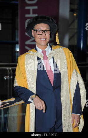 GOK Wan ist Ehrendoktor von Birmingham City University Featuring: Gok Wan wo: Birmingham, Vereinigtes Königreich bei: 01 Sep 2014 Stockfoto