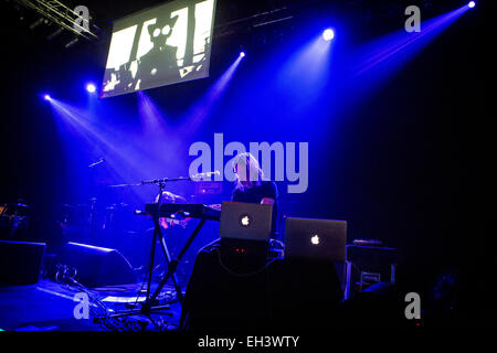 Mailand Italien. 5. März 2015. FAYE DUNAWAYS führt live im Music Club Alcatraz Eröffnungsshow von Mark Lanegan Band Stockfoto