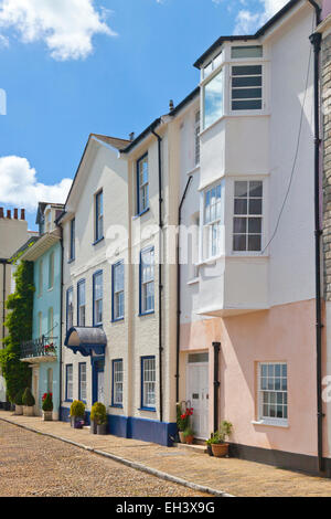 Die historische alte Custom House Bayard Cove in Dartmouth, Devon, England, UK Stockfoto