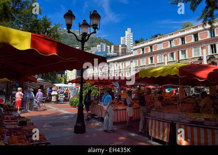 Fürstentum von Monaco, Monaco, Place d ' Armes, Condamine Markt Stockfoto