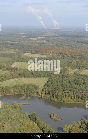 Frankreich, Loiret, Dampierre En kräftige, Kernkraftwerk Dampierre Stockfoto