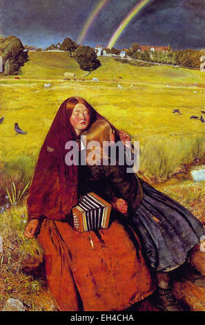 John Everett Millais das blinde Mädchen Stockfoto