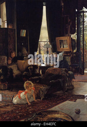 James Tissot Hide and Seek Stockfoto