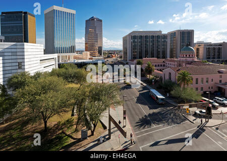 Die Innenstadt von Tucson, Arizona Stockfoto