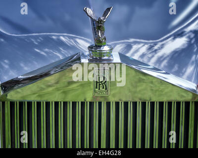 Frontgrill des RR-Rolls-Royce. Oregon Stockfoto