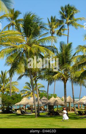 Brasilien, Bundesstaat Bahia Praia Do Forte, Tivoli Gardens Eco Resort Stockfoto