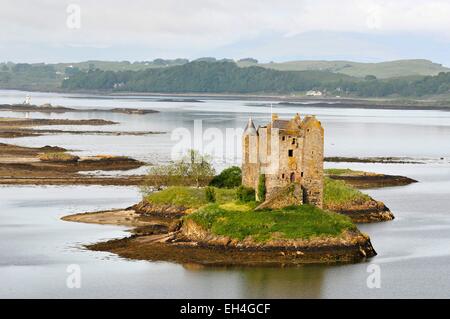 Großbritannien, Schottland, Highlands, Stalker Burg am Ufer des Loch Linnhe zwischen Oban und Fort William Stockfoto