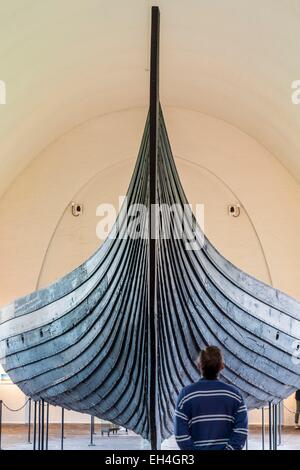 Norwegen, Oslo, Bygd ° y, Viking Ship Museum (Vikingskiphuset) eröffnete im Jahr 1930 Gokstad-Schiff aus dem späten 9. Jahrhundert in der Grafschaft Vestfold entdeckt Stockfoto