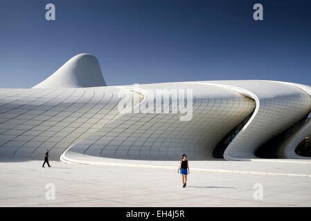 Aserbaidschan, Baku, Heydar Aliyev Kulturzentrum futuristisches Denkmal entworfen von dem Architekten Zaha HadidEmirats Arabes Unis Stockfoto