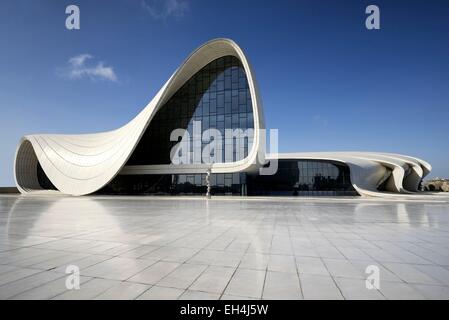 Aserbaidschan, Baku, Heydar Aliyev Kulturzentrum futuristisches Denkmal entworfen von der Architektin Zaha Hadid Stockfoto