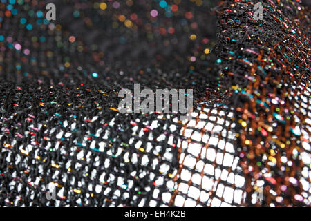 Wolle Textur Hintergrund des bunten Schal Stockfoto