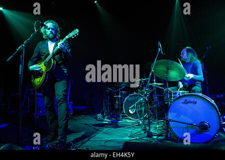 Mailand Italien. 5. März 2015. DUKE GARWOOD führt live im Music Club Alcatraz Eröffnungsshow von Mark Lanegan Band Credit: Rodolfo weitertransferiert/Alamy Live News Stockfoto