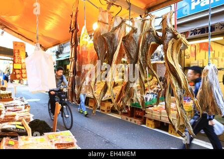 Japan, Honshu-Insel, Tokio, Chuo, Tsukiji Bezirk Stockfoto