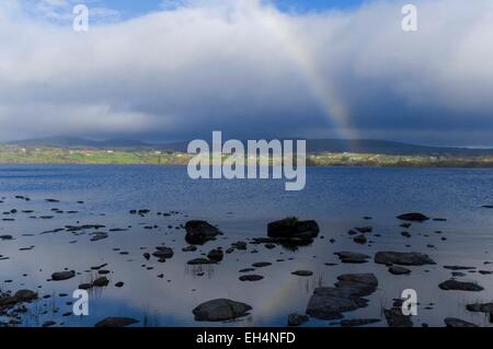 Irland, Ulster, County Donegal, Glenveagh Nationalpark, Landschaft See Stockfoto