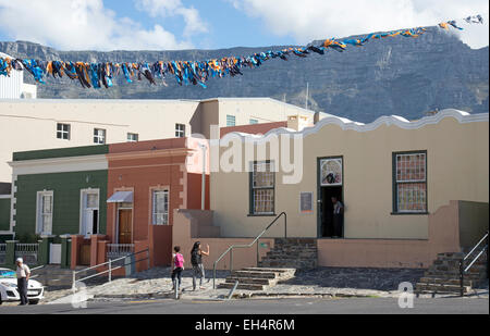 Bo-Kaap Museum in die malaiische Viertel Cape Town in Südafrika Stockfoto