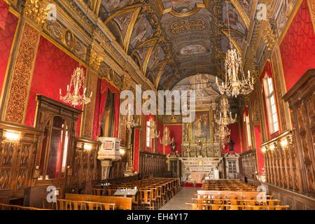 Frankreich, Haute Corse Bastia, innerhalb der Unbefleckten Empfängnis Bruderschaft Oratorium Stockfoto