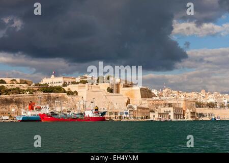 Malta, La Valletta, von der UNESCO als Welterbe gelistet Stockfoto