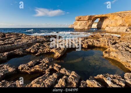 Malta, Insel Gozo, die natürlichen Bogen von Azure Window Stockfoto