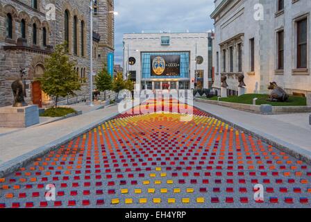 Kanada, Quebec, Montreal, Museum of Fine Arts, le Jardin des Skulpturen Avenue du Musee Stockfoto