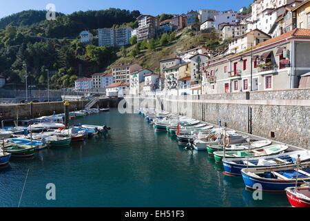 Spanien, Provinz Vizcaya, Baskenland, Elantxobe Stockfoto