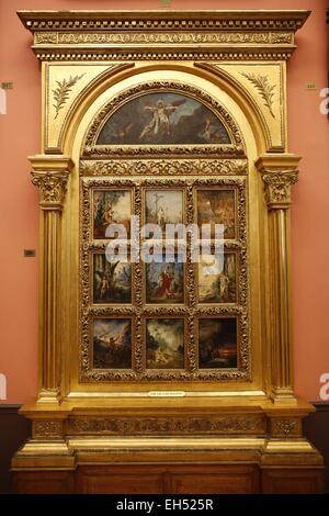 Frankreich, Paris, Maler Gustave Moreau Museum. befindet sich in was seine Familie zu Hause war und Studio französischen Künstlers Gustave Moreau (1826 1898) hat ein eigenes Museum mit 15000 Kunstwerke erstellt und an den Staat abgegeben Stockfoto