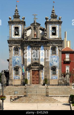 Portugal, Nordregion, Porto, Altstadt Weltkulturerbe der UNESCO, Kirche von Santo Ildefonso Stockfoto