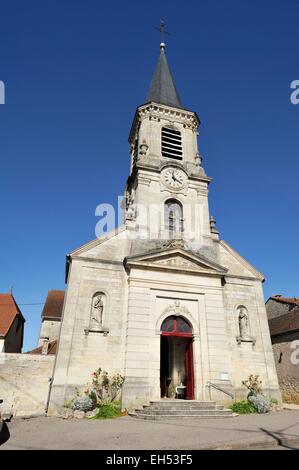 Frankreichs, Haute Marne, Auberive, Sankt-Anna-Kirche Stockfoto