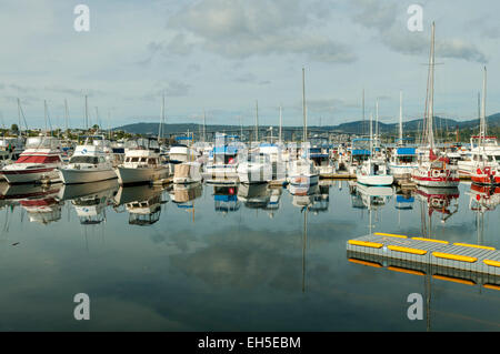 Marina bei Lindisfarne, Hobart, Tasmanien, Australien Stockfoto