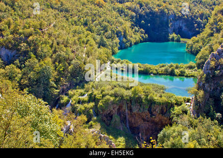 Plitvicer Seen Nationalpark Canyon in Kroatien Stockfoto