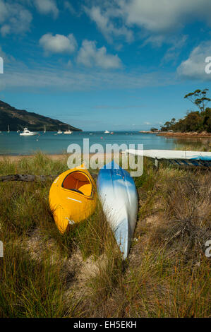 Richardsons Beach, Coles Bay, Freycinet NP, Tasmanien, Australien Stockfoto