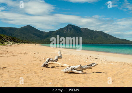 Gefahren Strand, Freycinet NP, Tasmanien, Australien Stockfoto