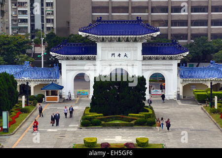 Das Tor der großen Frömmigkeit bei Chiang Kai-Shek-Gedächtnishalle, Taipei, Taiwan Stockfoto