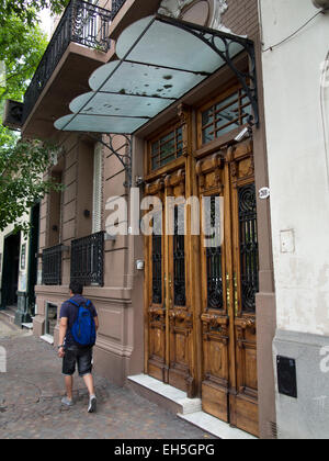 Argentinien, Buenos Aires, Almagro, Yapeyu, Boutique Hotel Raco Tür Stockfoto