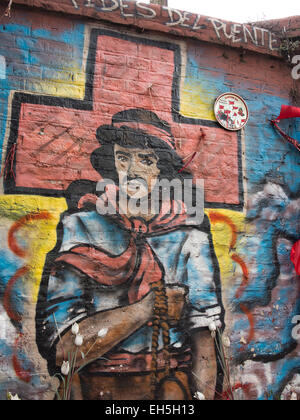 Argentinien, Buenos Aires, Almagro, Gascon, Schrein zu Gauchito Gil, Populärkultur Charakter Stockfoto