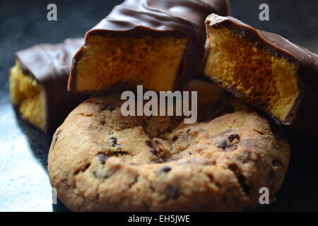 Schoko-Cookie. Stockfoto