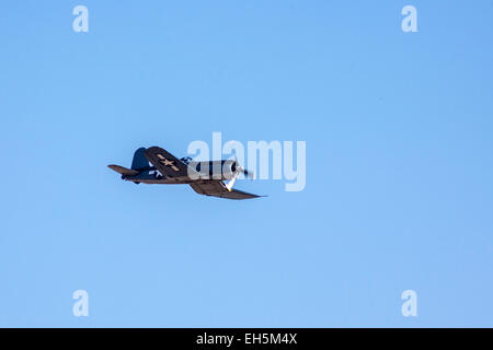 Eine Chance Vought F4U Corsair auf der 2011 die Wings Over Camarillo Air Show in Camarillo / Kalifornien Stockfoto